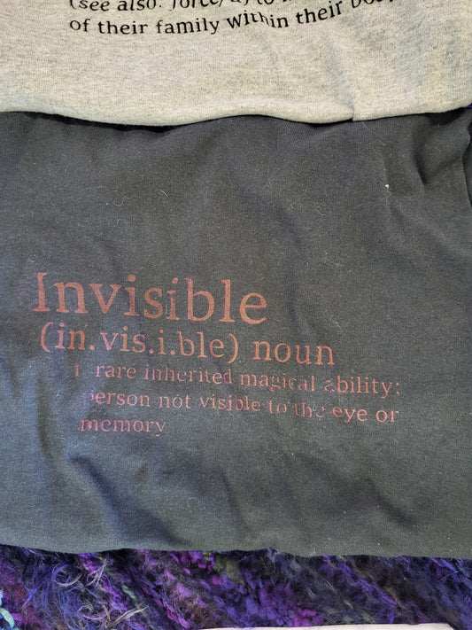 Character Definition Shirt - Invisible