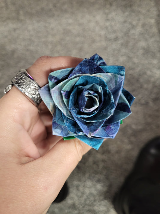 Blue Moon Rose Pen